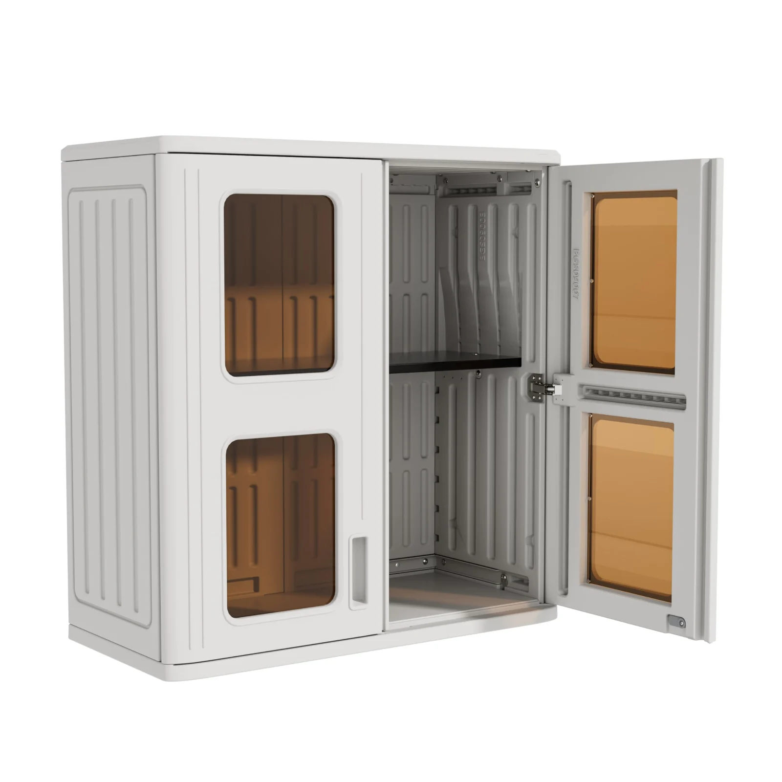 ZZM Resin wall cabinet with double doors, view 6
