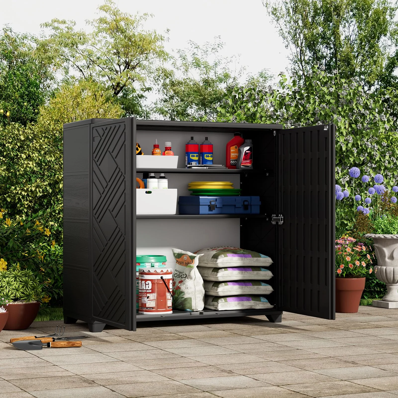 ZZM 34-inch outdoor storage cabinet, view 3