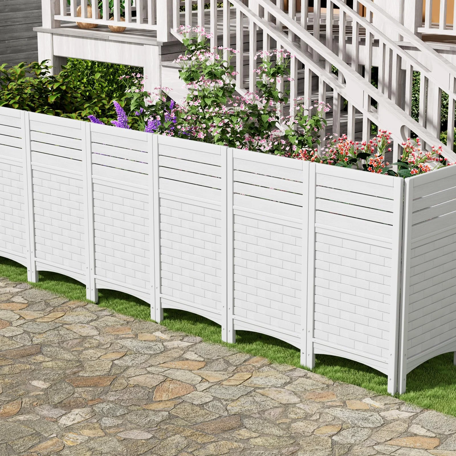 ZZM 4-panel privacy fence screen, view 6