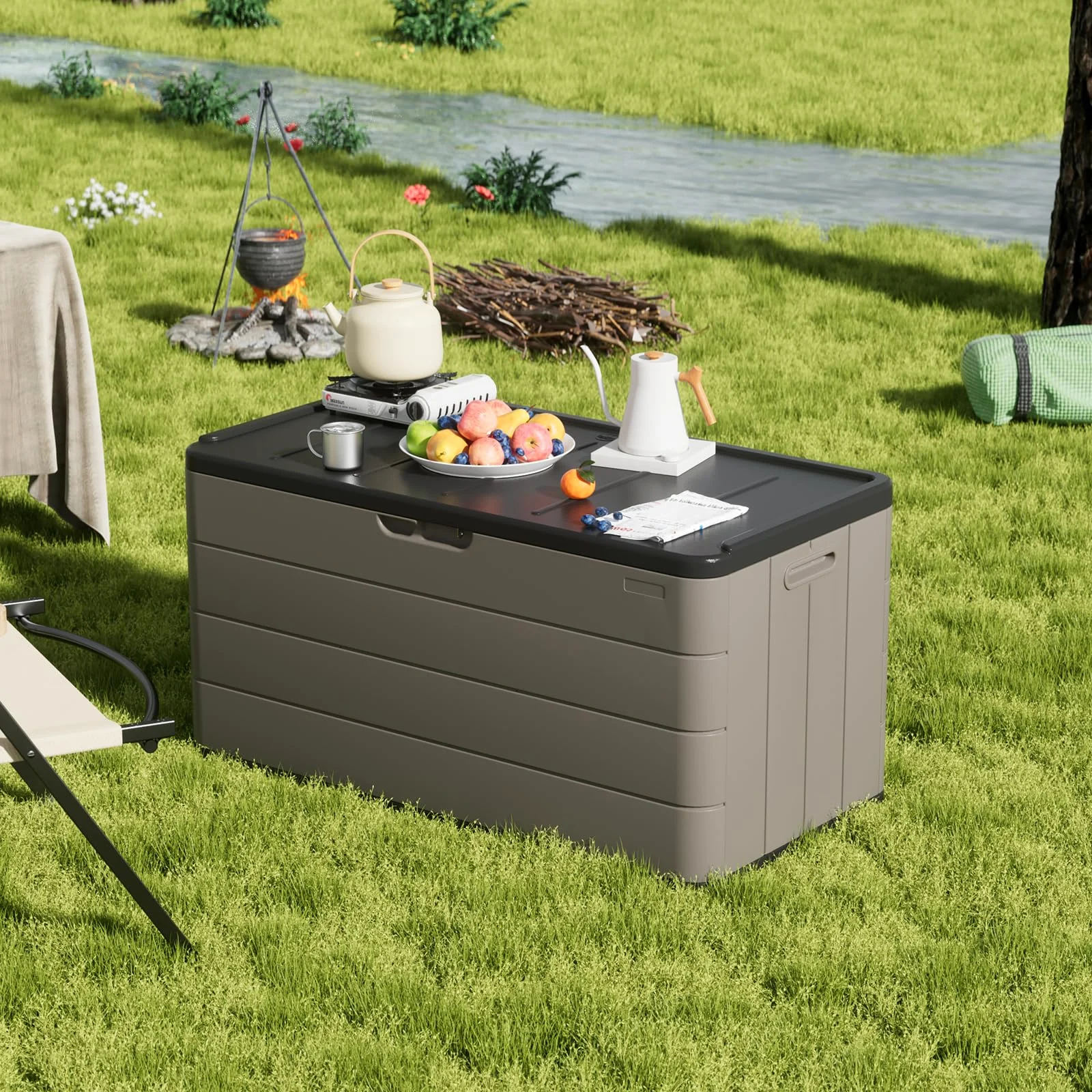 ZZM 100 gallon deck box, view 5